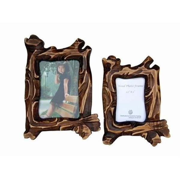 Sunshine Trading Sunshine Trading ST-16-7 Handmade Wood Photo Frame - 5 x 7 Inch ST-16-7